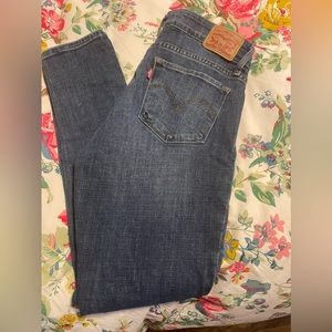 Levi’s 711 Skinny Jeans- Dark Blue